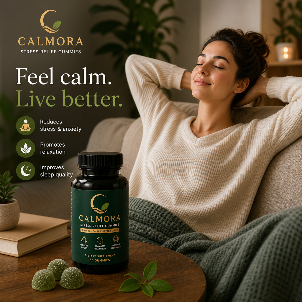 Calmora Stress Relief Gummies – Calm & Better Sleep