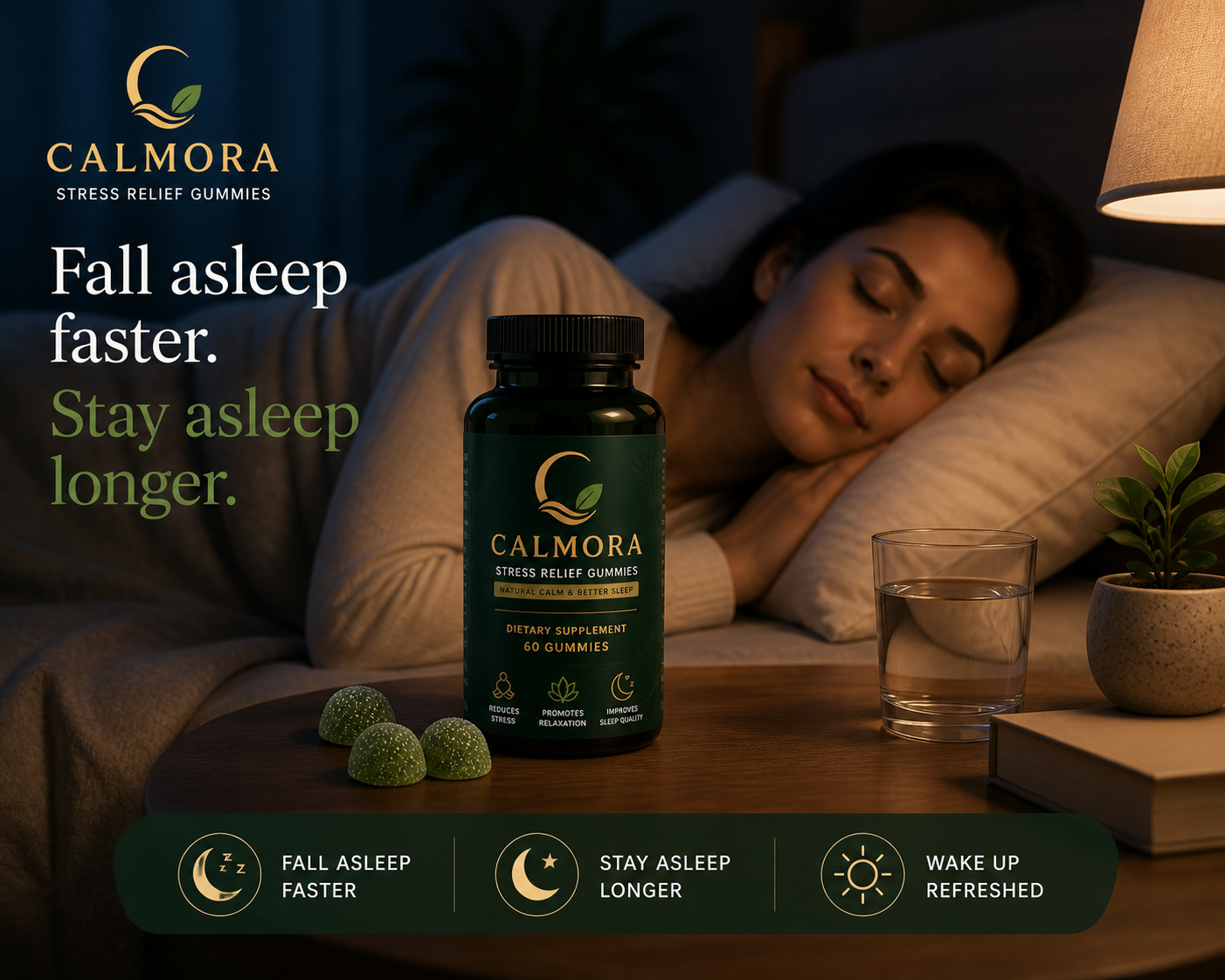 Calmora Stress Relief Gummies – Calm & Better Sleep